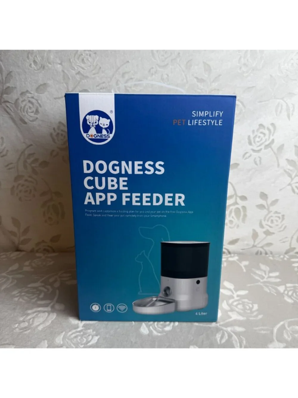 Dogness Cube App-Controlled Automatic Programmable Dog & Cat Feeder Green NEW